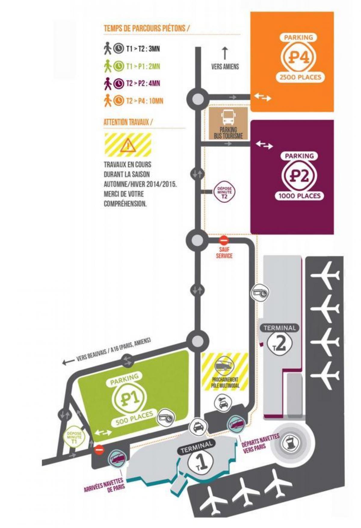 خريطة مطار بوفيه