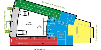 خريطة الجامعة دوفين - الطابق 3