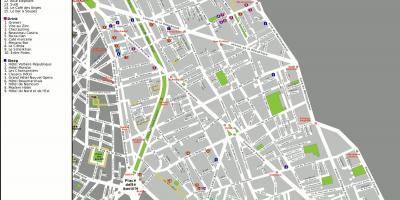 خريطة الدائرة ال11 من باريس