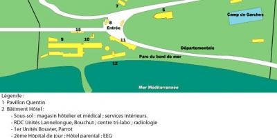 خريطة سان Salvadour المستشفى