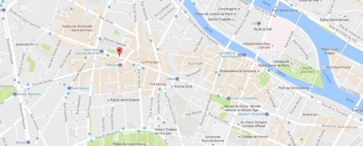 خريطة Boulevard Saint-Germain