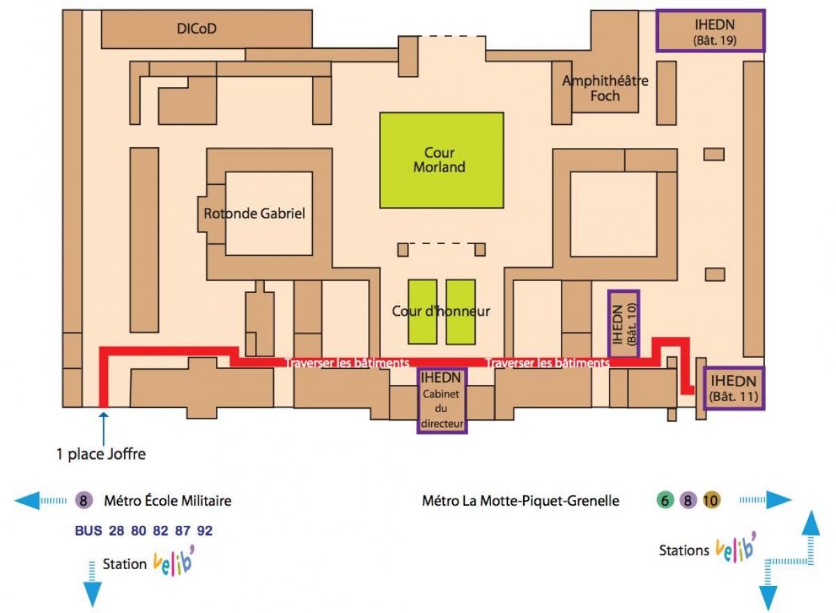 خريطة École Militaire