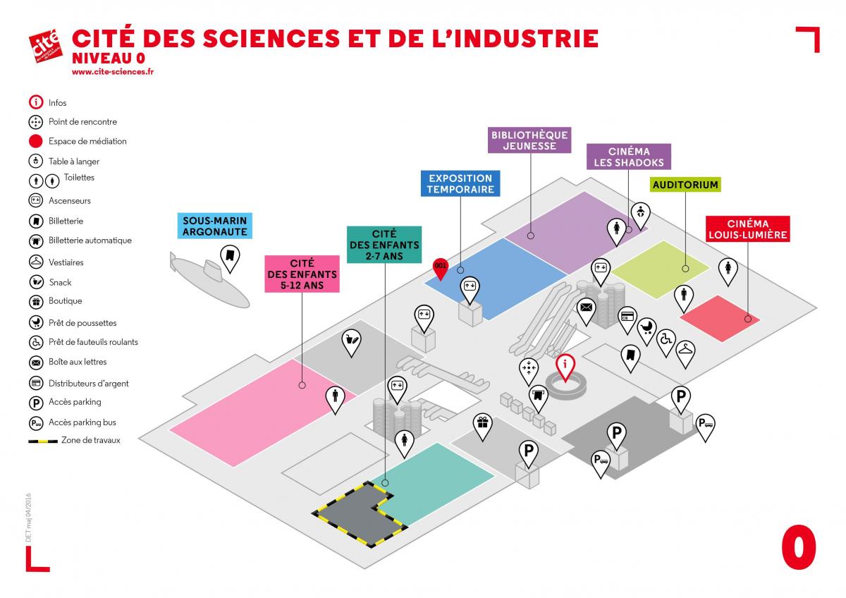 خريطة Cité des Sciences et de l والصناعة