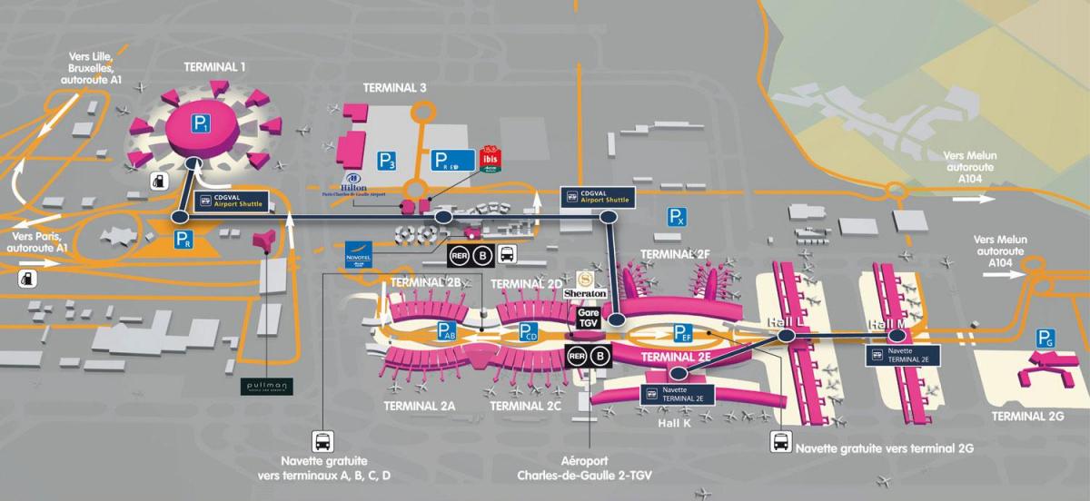 خريطة مطار رواسي