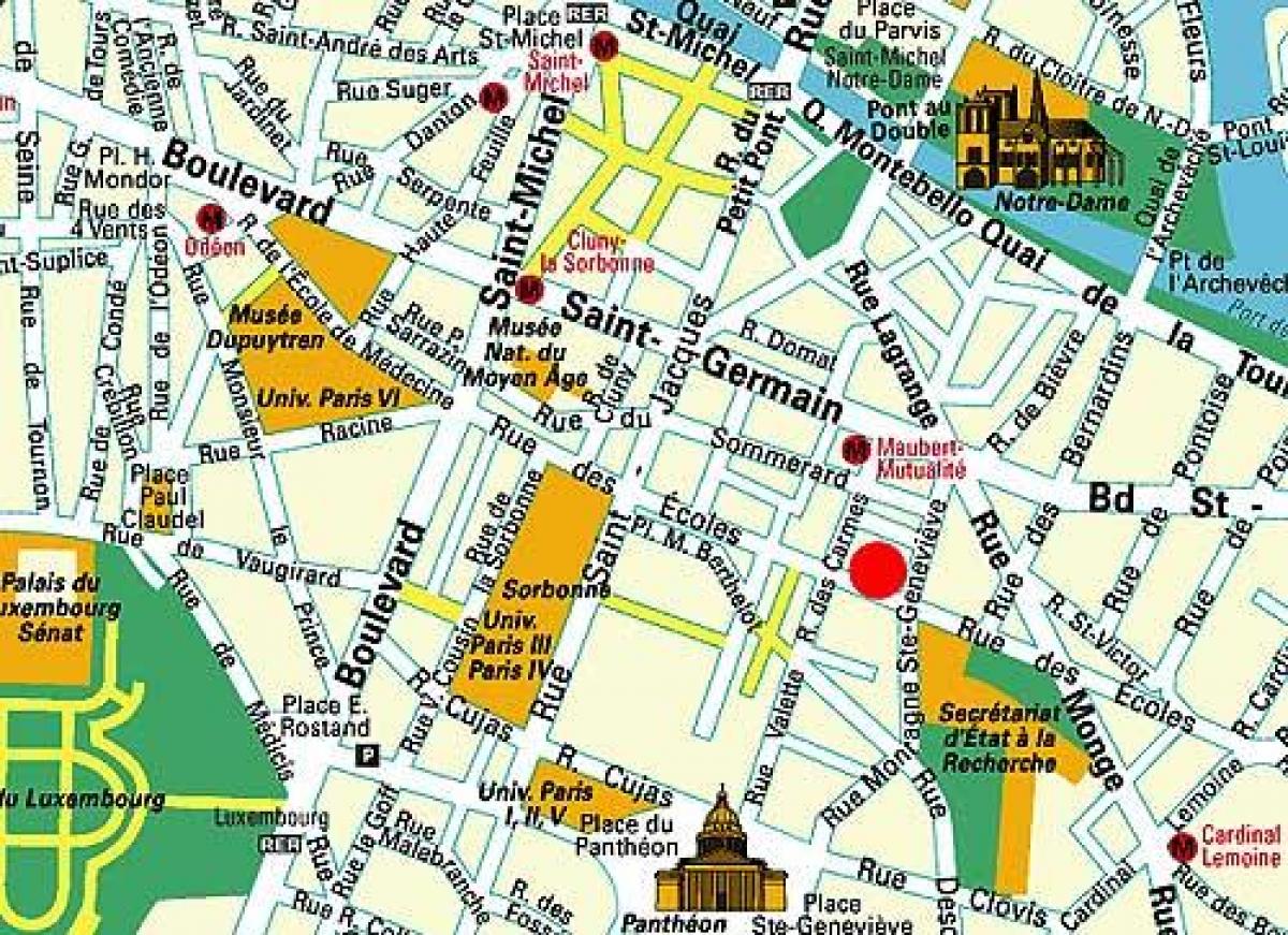 خريطة مدينة سانت ميشيل