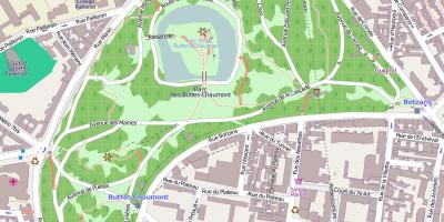 خريطة Parc des Buttes-Chaumont