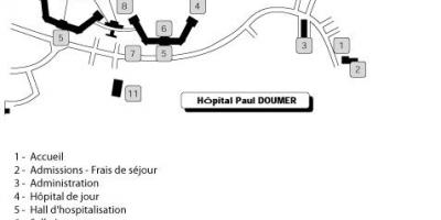 خريطة Paul Doumer المستشفى