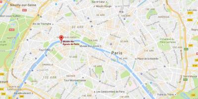 خريطة باريس المجاري