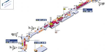 خريطة جنوب مطار مطار باريس أورلي
