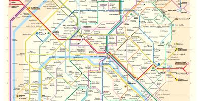 خريطة مترو باريس