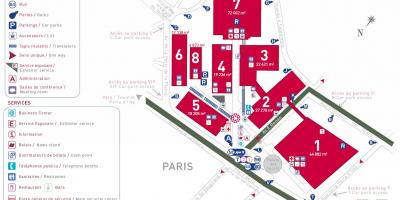 خريطة معرض باريس
