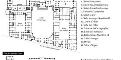 خريطة قصر الإليزيه