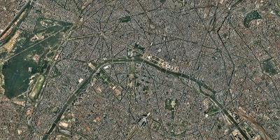 خريطة القمر الصناعي باريس
